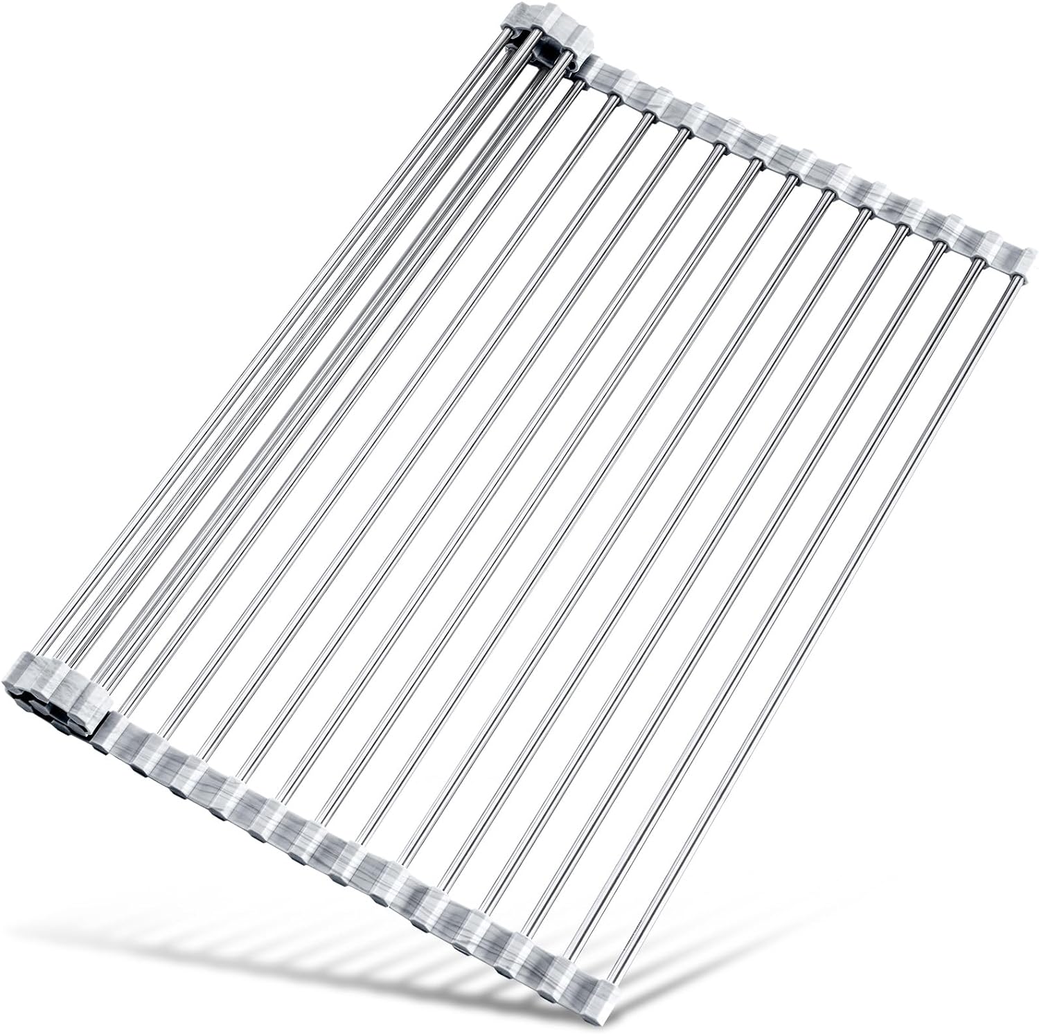 Roll-Up Dish Drying Rack, Silicone Edges, Foldable Kitchen Rack, Heat Resistant, Food Safe for Dishes, Cookware -Supports up to 70 lbs Roll-Up Dish Drying Rack, Silicone Edges, Foldable Kitchen Rack, Heat Resistant, Food Safe for Dishes, Cookware -Supports up to 70 lbs